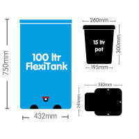 AutoPot 9Pot System mit 15 Liter Pflanztopf