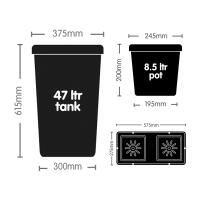 AutoPot easy2grow 4 mit 8,5 Liter Pflanztopf