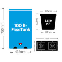 AutoPot easy2grow 12 mit 8,5 Liter Pflanztopf (ohne FlexiTank)
