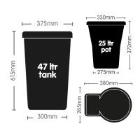 AutoPot 1Pot XL Set mit weißem 25 Liter Topf