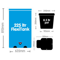 AutoPot 12Pot System mit 8,5 Liter Pflanztopf (Pro FlexiTank)