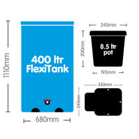 AutoPot 24Pot System mit 8,5 Liter Pflanztopf (Pro FlexiTank)